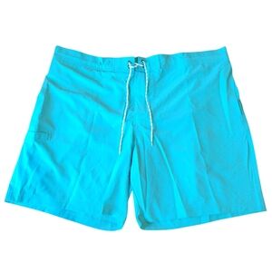 Plus Size 3XL Men's Blue Green Swim Shorts Trunks NWT